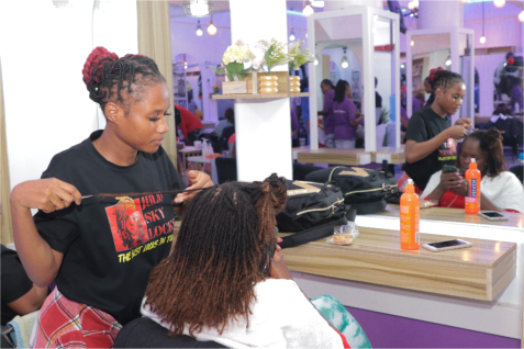Hair and makeup course